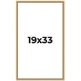 thumbnail image 1 of 19x33 Frame Beaded Gold Solid Wood Picture Frame | 0.75 Inches Moulding Width | Liscio Oro, 1 of 8
