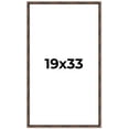 thumbnail image 1 of 19x33 Frame Brown Bamboo with Dark Coffee/Walnut Finish | Solid Wood Picture Frame Width 0.75, 1 of 8