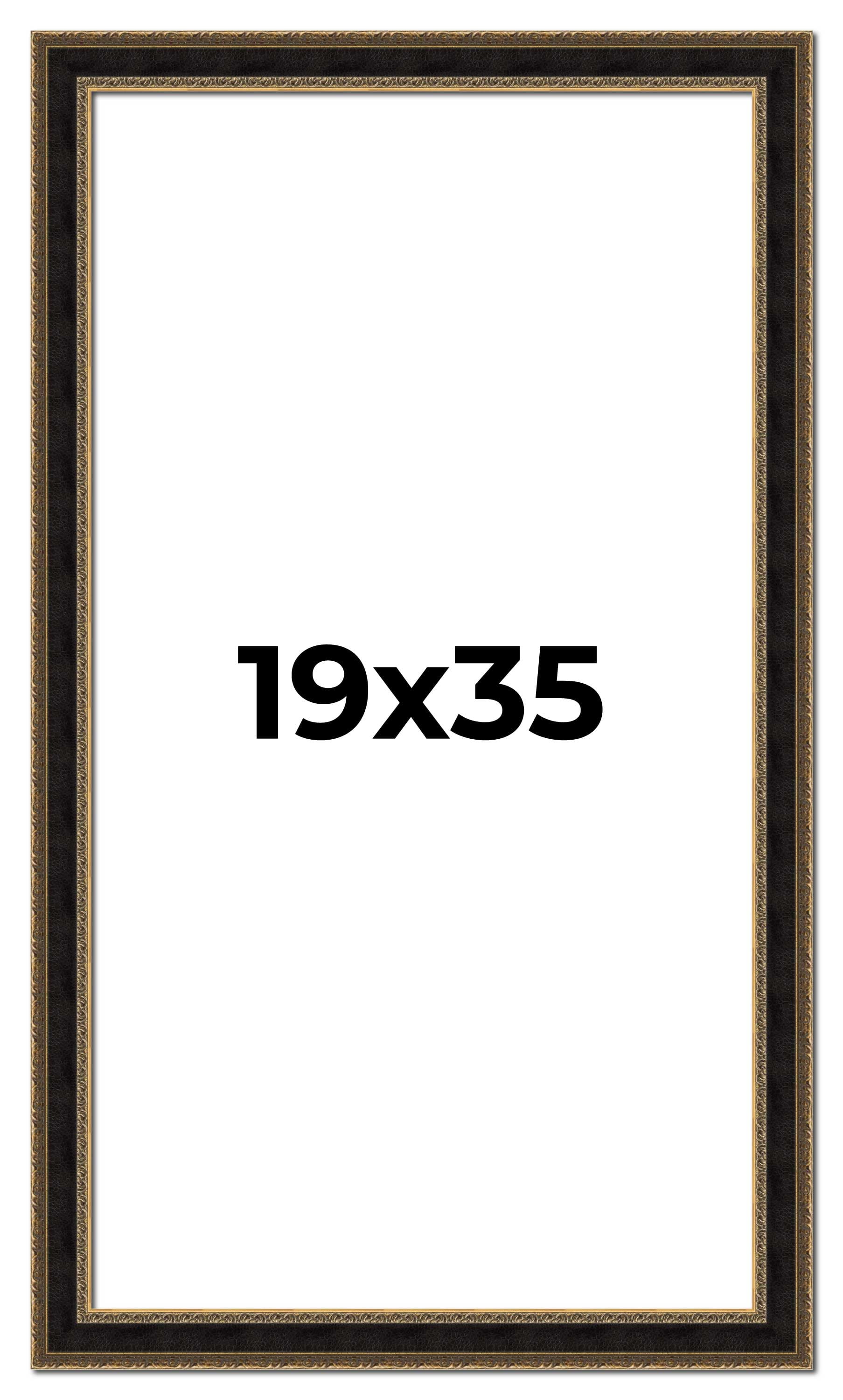 19x35 Frame Gold Antique Vintage Sold Wood Picture Frame | 1.75 Inch ...