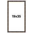 thumbnail image 1 of 19x35 Frame Gold Real Wood Picture Frame Width 1.5 inches | Interior Frame Depth 0.5 inches |, 1 of 8