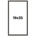 thumbnail image 1 of 19x35 Frame Silver Real Wood Picture Frame Width 1.25 Inches | Interior Frame Depth 0.75 Inches |, 1 of 8