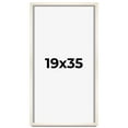 thumbnail image 1 of 19x35 Frame White Wheat Solid Wood Picture Frame | Moulding Width 0.75 Inches | Interior Depth 0.5, 1 of 8