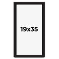 thumbnail image 1 of 19x35 Shadow Box Black Solid Wood Display Picture Frame | 1 Inch Rabbet Depth | | 1.375 Inch, 1 of 4