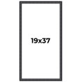 thumbnail image 1 of 19x37 Frame Black Real Wood Picture Frame Width 1.25 inches | Interior Frame Depth 0.5 inches |, 1 of 8