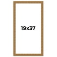 thumbnail image 1 of 19x37 Frame Black and Gold Distressed Solid Wood Sonoma Picture Frame | 1.625 Inch Moulding Width |, 1 of 8