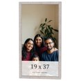 thumbnail image 1 of 19x37 Frame White Real Wood Picture Frame Width 0.75 inches | Interior Frame Depth 0.5 inches |, 1 of 8