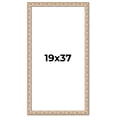 thumbnail image 1 of 19x37 Frame White Real Wood Picture Frame Width 1.5 inches | Interior Frame Depth 0.5 inches |, 1 of 8