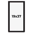 thumbnail image 1 of 19x37 Shadow Box Black Solid Wood Display Picture Frame | 1 Inch Rabbet Depth | | 1.375 Inch, 1 of 4