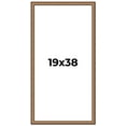 thumbnail image 1 of 19x38 Frame Gold Real Wood Picture Frame Width 1.25 inches | Interior Frame Depth 0.5 inches |, 1 of 8