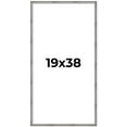 thumbnail image 1 of 19x38 Frame Silver Picture Frame - Complete Modern Photo Frame Includes UV Acrylic Shatter Guard, 1 of 8