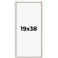 thumbnail image 1 of 19x38 Frame White Wheat Solid Wood Picture Frame | Moulding Width 0.75 Inches | Interior Depth 0.5, 1 of 8