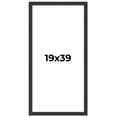 thumbnail image 1 of 19x39 Frame Black Real Wood Picture Frame Width 1.25 Inches | Interior Frame Depth 0.5 Inches |, 1 of 8