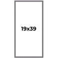 thumbnail image 1 of 19x39 Frame Blue Kingsley Pewter Solid Wood Picture Frame Width 0.75 Inches |Interior Depth 0.5, 1 of 8