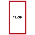 thumbnail image 1 of 19x39 Frame Red Burl Solid Wood Picture Frame Width 1.75 Inches | Interior Frame Depth 0.5 Inches |, 1 of 8
