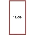 thumbnail image 1 of 19x39 Frame Red Solid Wood Picture Frame Width 1 Inches | Interior Frame Depth 0.375 Inches |, 1 of 8