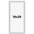 thumbnail image 1 of 19x39 Shadow Box Frame Silver | 1.625 Inches Deep Real Wood Contemporary Shadowbox Display Frame |, 1 of 7
