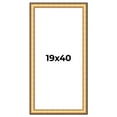 thumbnail image 1 of 19x40 Frame Gold Plein Aire Solid Wood Picture Frame Width 2 Inches | Interior Frame Depth 0.5, 1 of 8
