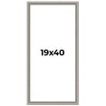 thumbnail image 1 of 19x40 Frame Grey Real Wood Picture Frame Width 1.25 inches | Interior Frame Depth 0.5 inches | Hans, 1 of 8