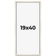 thumbnail image 1 of 19x40 Frame White Wheat Solid Wood Picture Frame | Moulding Width 0.75 Inches | Interior Depth 0.5, 1 of 8