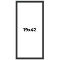 thumbnail image 1 of 19x42 Frame Black Real Wood Picture Frame Width 1.25 Inches | Interior Frame Depth 0.5 Inches |, 1 of 8