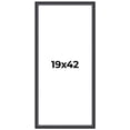 thumbnail image 1 of 19x42 Frame Black Real Wood Picture Frame Width 1.25 inches | Interior Frame Depth 0.5 inches |, 1 of 8