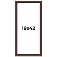 thumbnail image 1 of 19x42 Frame Brown Round Mahogany Solid Wood Picture Frame | 1.625 Inch Moulding Width | with UV, 1 of 8