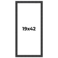 thumbnail image 1 of 19x42 Frame Brown Rustic Solid Wood Picture Frame 1.5 Inches Wide | Interior Frame Depth 0.5 Inches, 1 of 8