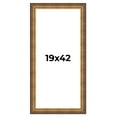 thumbnail image 1 of 19x42 Frame Vintage Gold Solid Wood Picture Frame | 2.5 Inch Moulding Width | Ornate Bronze Museo, 1 of 8