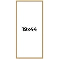 thumbnail image 1 of 19x44 Frame Beaded Gold Solid Wood Picture Frame | 0.75 Inches Moulding Width | Liscio Oro, 1 of 8