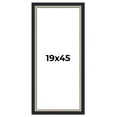 thumbnail image 1 of 19x45 Frame Black Real Wood Picture Frame Width 2.25 Inches | Interior Frame Depth 0.5 Inches |, 1 of 8