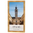 thumbnail image 1 of 19x45 Frame Gold Bamboo Solid Wood Picture Frame | 1 Inch Moulding Width | Interior Frame Depth, 1 of 8