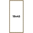 thumbnail image 1 of 19x45 Frame Gold Kingsley Distressed Solid Wood Picture Frame Width 0.75 Inches | Interior Frame, 1 of 8