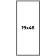 thumbnail image 1 of 19x46 Frame Blue Kingsley Pewter Solid Wood Picture Frame Width 0.75 Inches |Interior Depth 0.5, 1 of 8