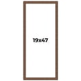 thumbnail image 1 of 19x47 Dark Brown Bamboo Real Wood Picture Frame Width 1.5 inches | Interior Frame Depth 0.5 inches, 1 of 8