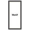 thumbnail image 1 of 19x47 Frame Black Real Wood Picture Frame Width 2.25 Inches | Interior Frame Depth 0.5 Inches |, 1 of 8