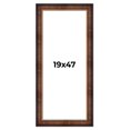 thumbnail image 1 of 19x47 Frame Brown Walnut Gold Ornate Trim Solid Wood Plein Air Picture Frame | 3 Inch Moulding, 1 of 8