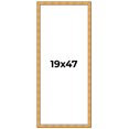 thumbnail image 1 of 19x47 Frame Gold Rustic Solid Wood Picture Frame | 1.25 Inch Wide Moulding | Rustique Gold, 1 of 8