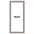 thumbnail image 1 of 19x47 Frame Grey Real Wood Picture Frame Width 2.75 Inches | Interior Frame Depth 0.5 Inches |, 1 of 8