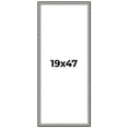 thumbnail image 1 of 19x47 Frame Silver Real Wood Picture Frame Width 1.125 Inches | Interior Frame Depth 0.5 Inches |, 1 of 8