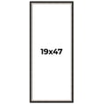 thumbnail image 1 of 19x47 Frame Silver Real Wood Picture Frame Width 1.25 Inches | Interior Frame Depth 0.75 Inches |, 1 of 8