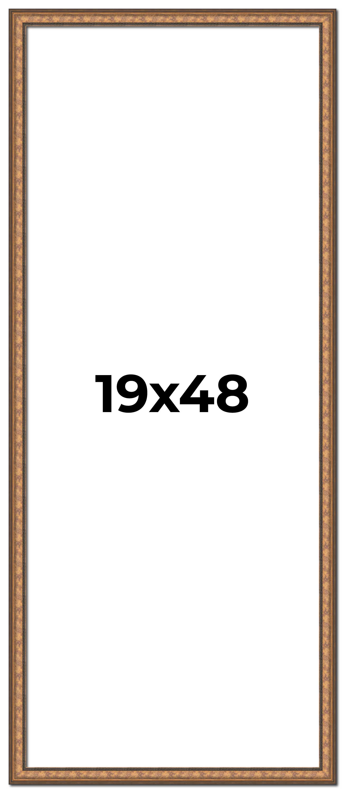 19x48 Frame Gold Real Wood Picture Frame Width 1.25 inches | Interior ...