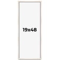 thumbnail image 1 of 19x48 Frame White Wheat Solid Wood Picture Frame | Moulding Width 0.75 Inches | Interior Depth 0.5, 1 of 8