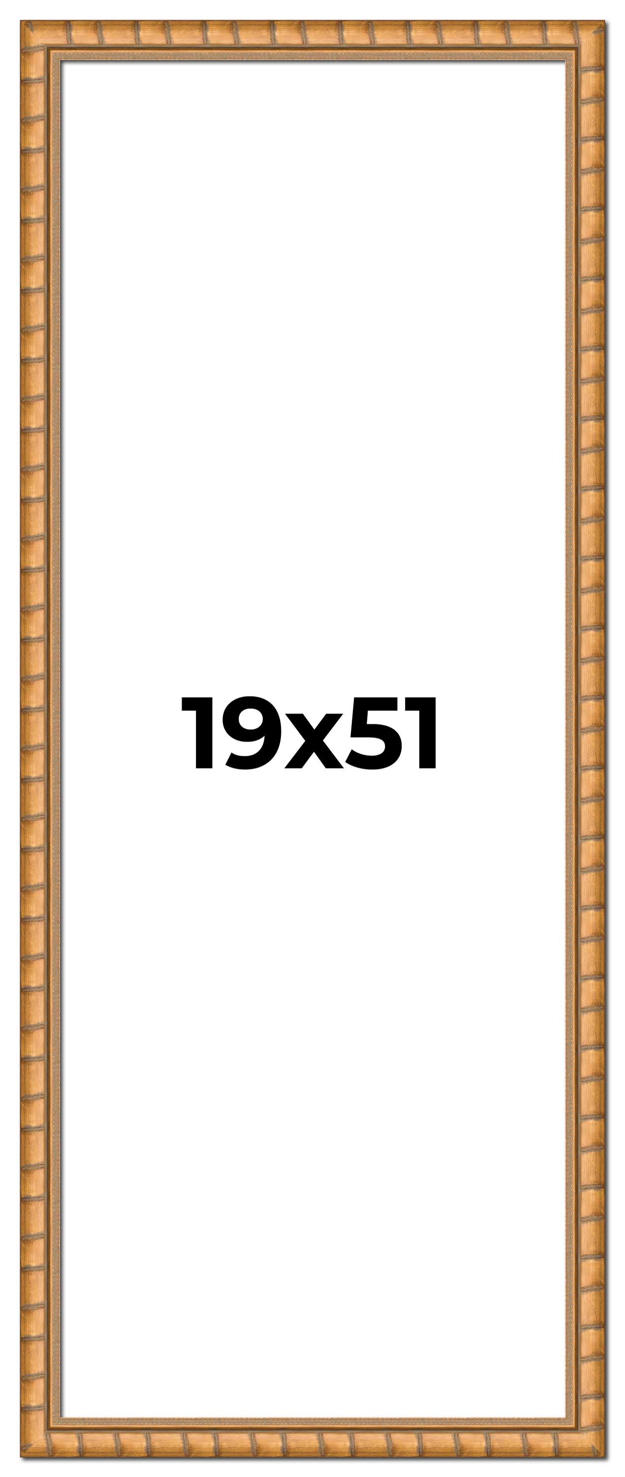 19x51 Frame Gold Real Wood Picture Frame Width 1.5 inches | Interior ...