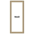 thumbnail image 1 of 19x51 Frame Ornate Silver Beaded Solid Wood Picture Frame Width 2.5 Inches | Interior Depth 1, 1 of 8