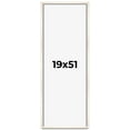 thumbnail image 1 of 19x51 Frame White Wheat Solid Wood Picture Frame | Moulding Width 0.75 Inches | Interior Depth 0.5, 1 of 8