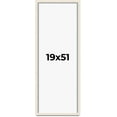 thumbnail image 1 of 19x51 Shadow Box Frame White | 1.125 Inches Deep Real Wood Rustic Shadowbox Display Frame | UV, 1 of 5