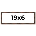 thumbnail image 1 of 19x6 Frame Brown Bamboo with Dark Coffee/Walnut Finish | Solid Wood Picture Frame Width 0.75 Inches, 1 of 8