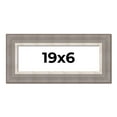 thumbnail image 1 of 19x6 Frame Grey Real Wood Picture Frame Width 2.75 Inches | Interior Frame Depth 0.5 Inches | Linus, 1 of 8