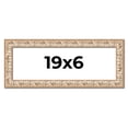 thumbnail image 1 of 19x6 Frame White Real Wood Picture Frame Width 1.5 inches | Interior Frame Depth 0.5 inches |, 1 of 8