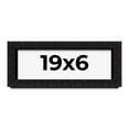 thumbnail image 1 of 19x6 Shadow Box Black Solid Wood Display Picture Frame | 1 Inch Rabbet Depth | | 1.375 Inch, 1 of 4